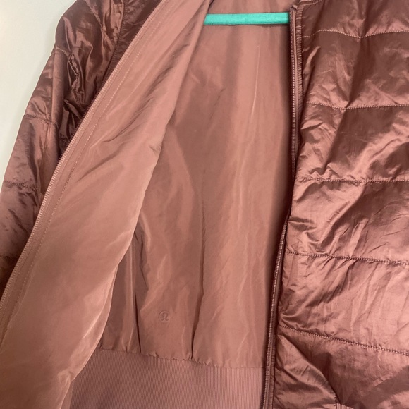 LULULEMON JACKET | Dusty Rose Bomber Size 4 - Picture 12 of 15